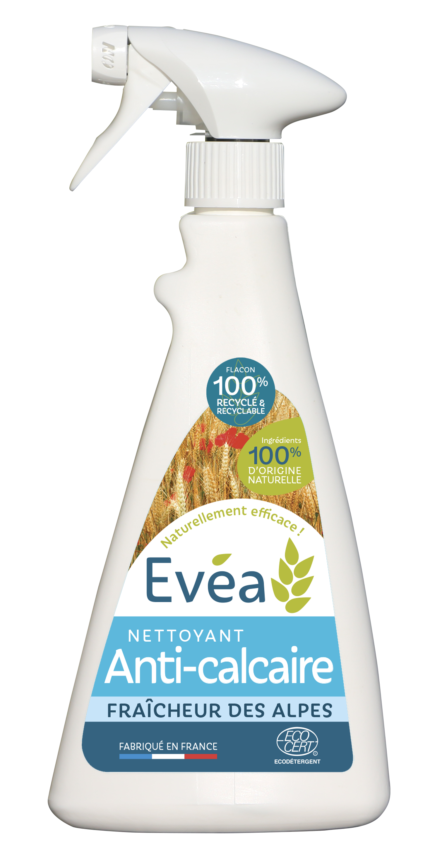 Nettoyant Anti-calcaire Evéa - détergents écologiques et bio d’origine végétale et naturelle