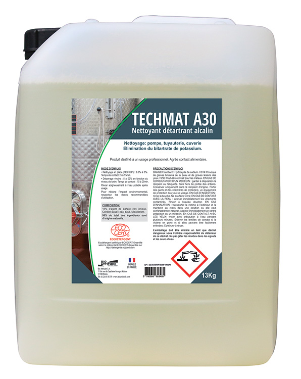 Nettoyant dgraissant Non Moussant Techmat A30 - 