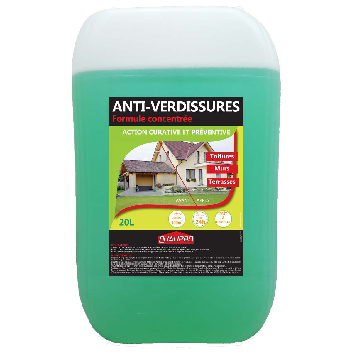 Anti-verdissures - Produits d'entretien écologiques pour l'extérieur