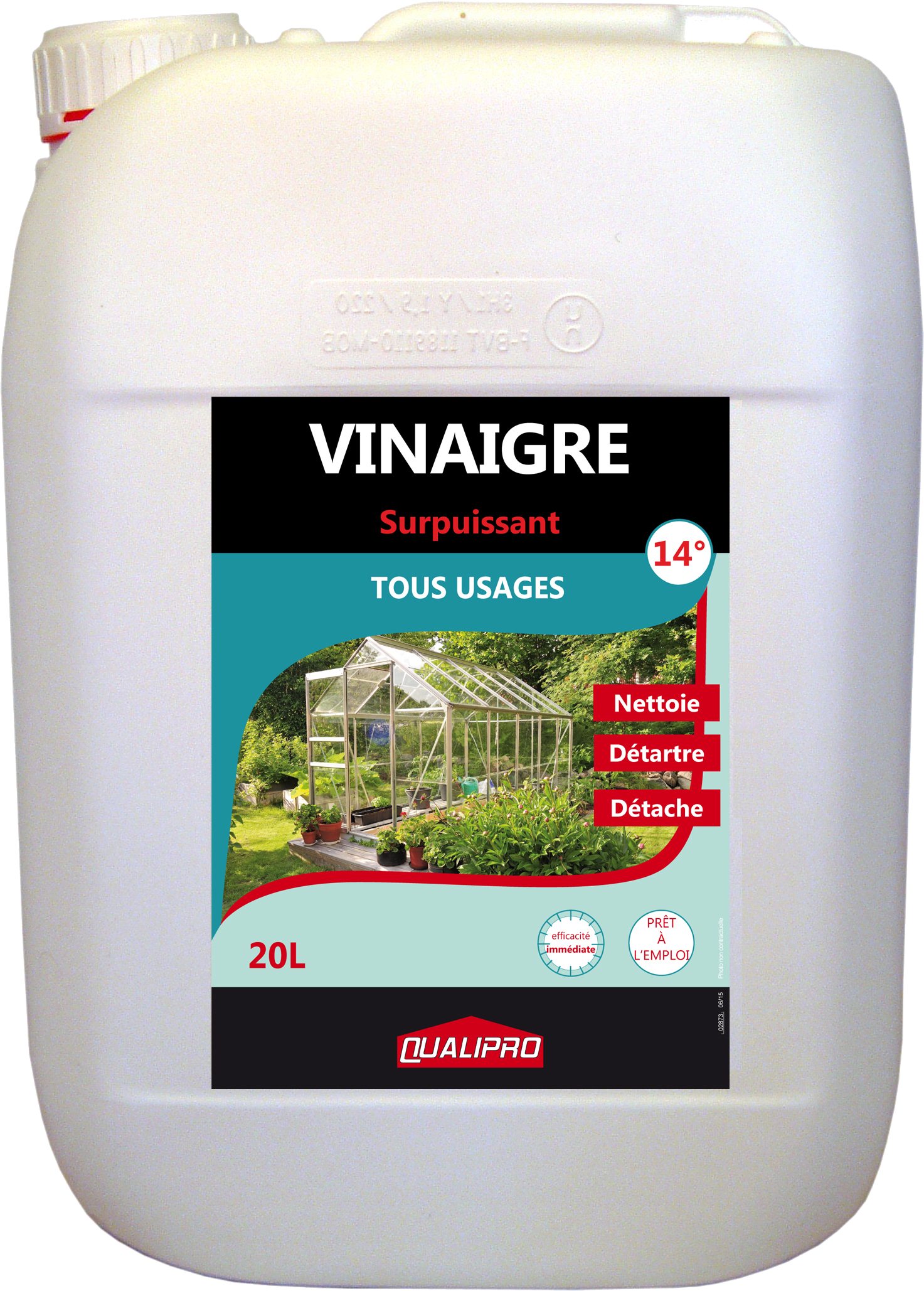 Vinaigre ménager 14° surpuissant - Produits d'entretien écologiques pour l'extérieur