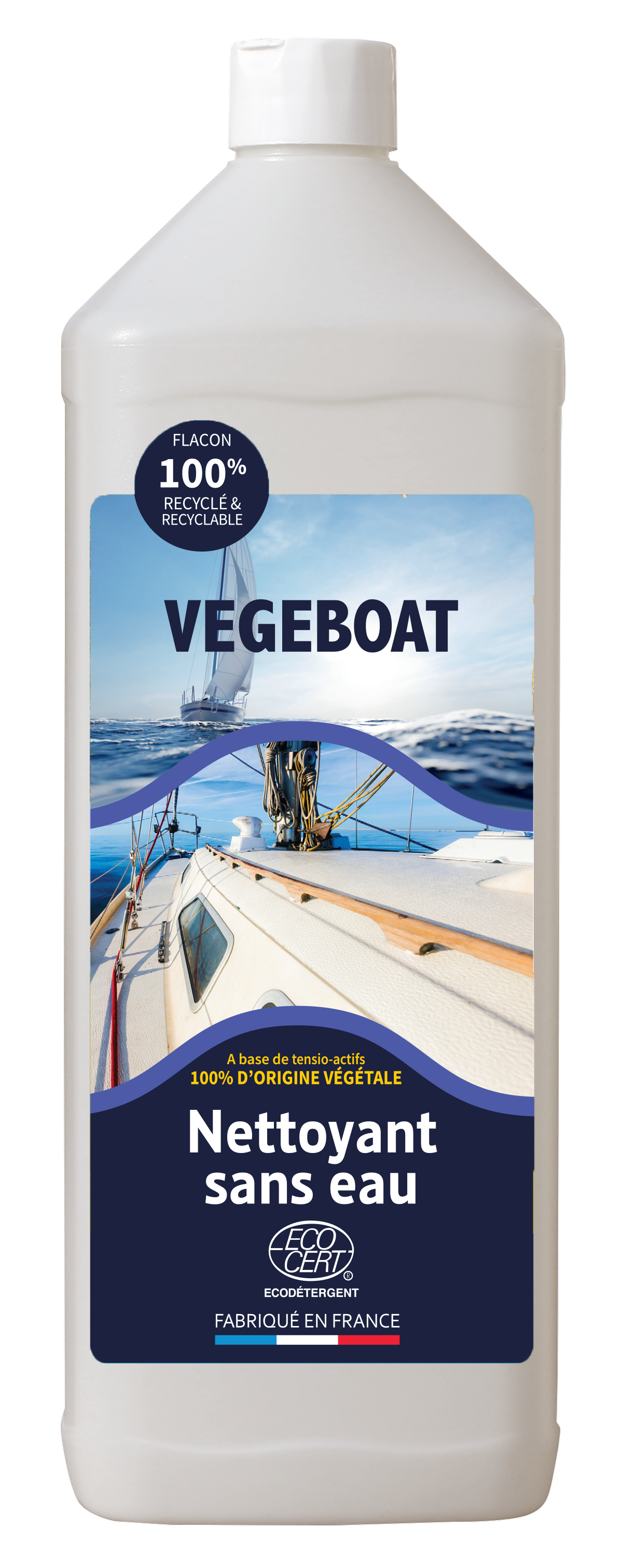 Nettoyant sans eau Végéboat - Nettoyants écologiques puissants pour l'entretien des bateaux et des ports.