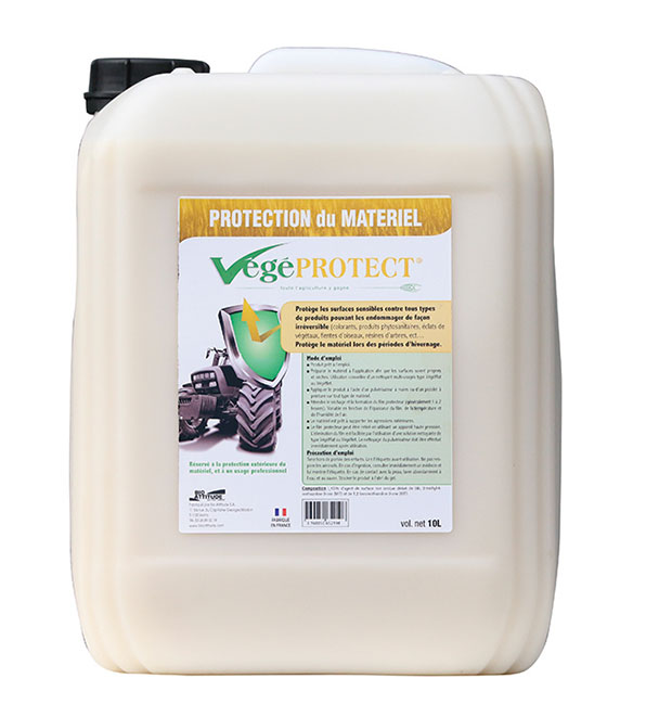 Protecteur matériel Végéprotect - Nettoyants écologiques puissants pour l'entretien des matériels et installations agricoles et viticoles.