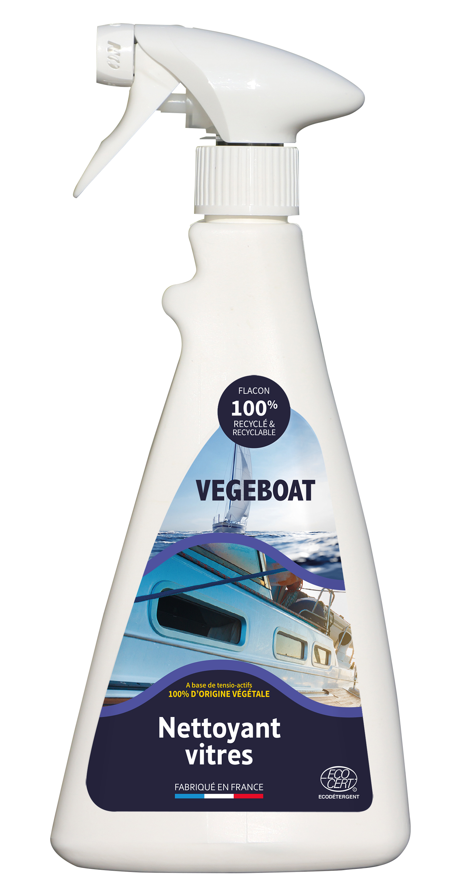 Vitres Végéboat - Nettoyants écologiques puissants pour l’entretien des bateaux et des ports.